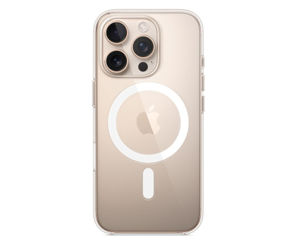 Etui do telefonów APPLE Przezroczyste etui MagSafe do iPhone 16 Pro